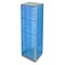 Azar Displays 4-Sided Pegboard Floor Spinner Display Rack in Blue 700405-BLU - alternate 1